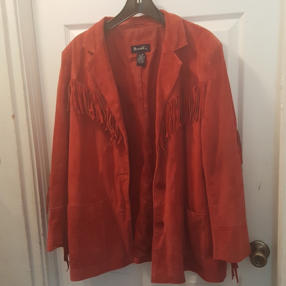 100% Suede leather jacket